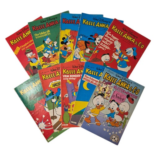 Kalle Anka & Co Serietidningar - 21 st 1978-1992