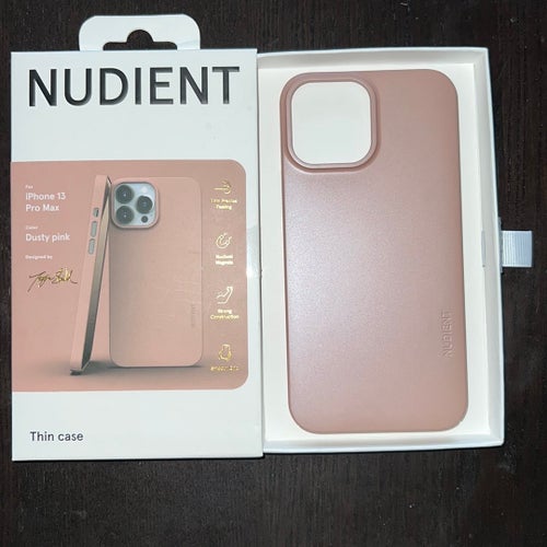NUDIENT mobilskal för iPhone 13 Pro Max (nyp:400kr). , Dusty Pink