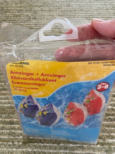 Armringar för barn 3-6 år, 18-30 kg