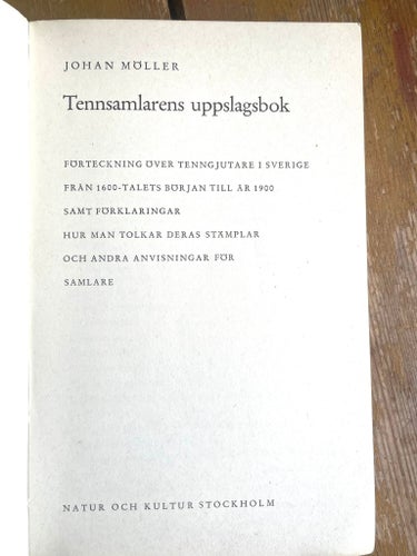 Tennsamlarens uppslagsverk