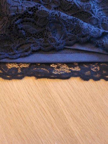 FLASH WOMAN mörkblå blus, storlek S