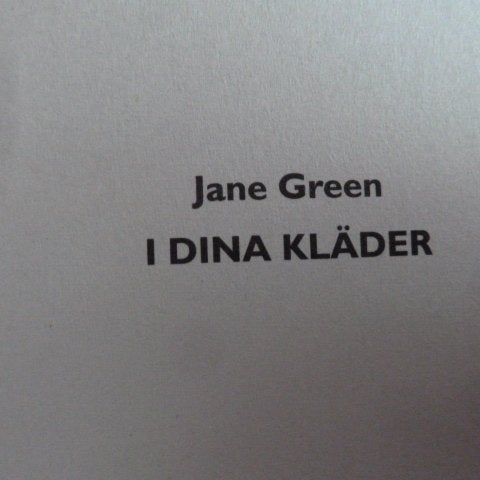 I DINA KLÄDER, JANE GREEN, 2008, BOK, BÖCKER