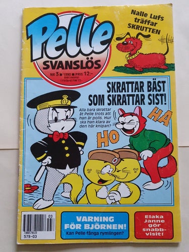 Pelle Svanslös nr 3 från 1990