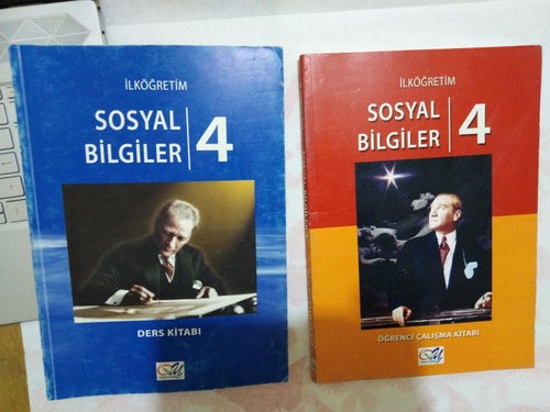 Sosyal bilgiler 4 ders kitabi ögrenci calisma kitabi lärobok på turkiska,