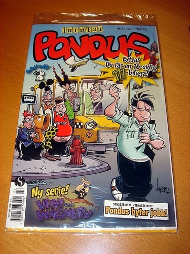 PONDUS (svensk) NY OLÄST Nr 3 2007 !!! Extra bilaga