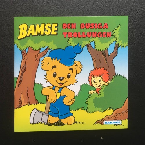 BAMSE DEN BUSIGA TROLLUNGEN - KÄRNAN bok i pixi format