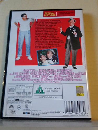 Cinderfella, Dvd