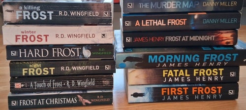Bokpaket Komplett 12st Jack Frost R.D.Wingfield/James Henry/Danny Miller/Engelsk