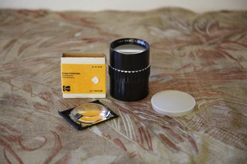 Kodak Retinar 250 mm - Objektiv till Kodak Carousel + Condensor