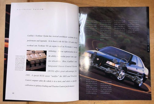 Försäljningsbroschyr 1995 Cadillac