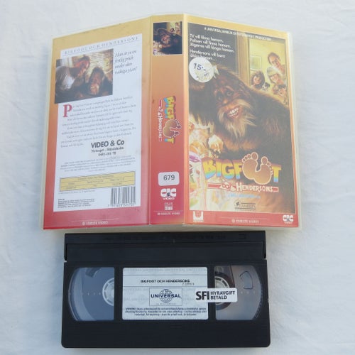 Bigfoot och Hendersons - 1987 - VHS