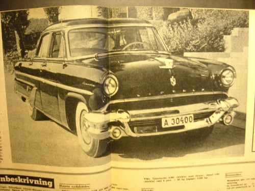 test från 1955 av Lincoln Capri