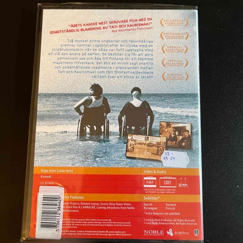 ARGA MÄN (UTAN BEN) EN ROADMOVIE. KOMEDI -04. INPLASTAD DVD