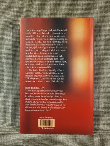 Om Katter av Doris Lessing, 2008