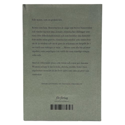 Motsägelsernas museum Av Antoine Wauters | Häftad | 2024 | 9789198784893