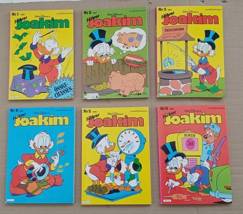 (Walt Disney's) Farbror Joakim, 1981, hela årgången
