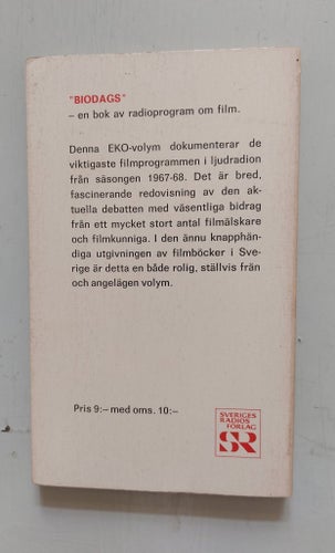 "Biodags" - Uppfattningar och synpunkter i radio om vår tid i filmen. Samlade