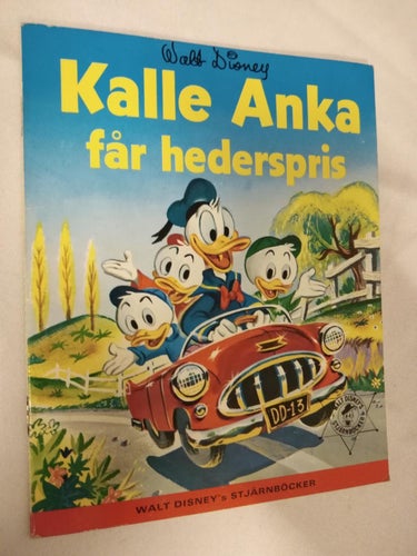 Kalle Anka får hederspris berättad av Annie North Bedford svensk text Erna och G