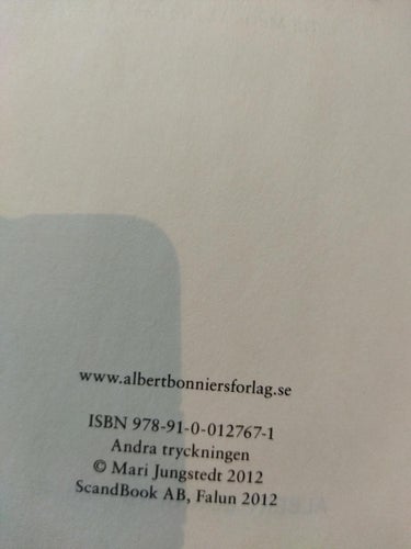 Den sista akten av Mari Jungstedt. bok. Very Fine