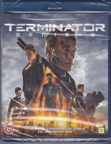 BluRay / Terminator Genisys / Emilia Clarke, Schwarzenegger / Ny & Inplastad