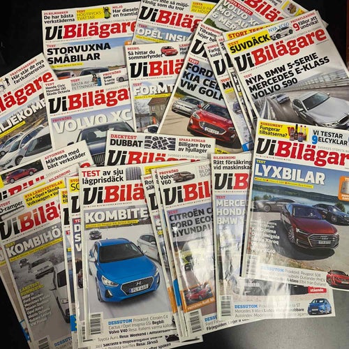 124 st. Vi Bilägare - Tidningar om bilar