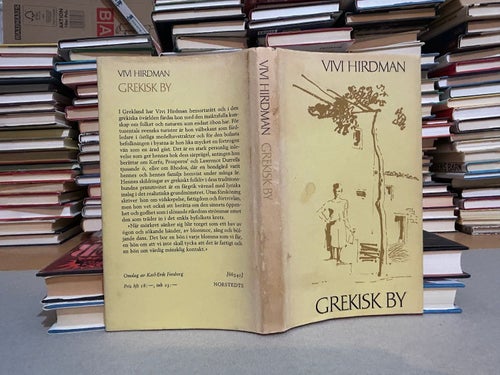 Grekisk by av Vivi Hirdman. Bok. Very good plus