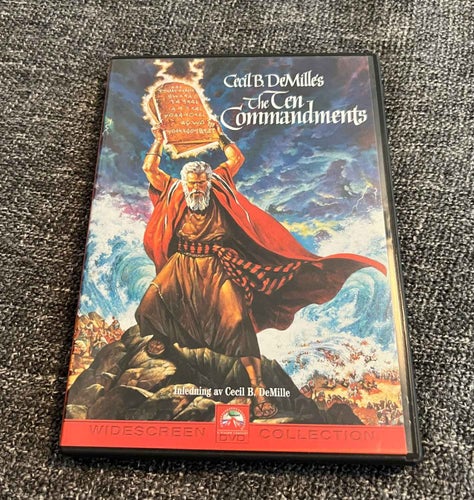 THE TEN COMMANDMENTS (1956) SVENSK UTGÅVA I MKT FINT SKICK