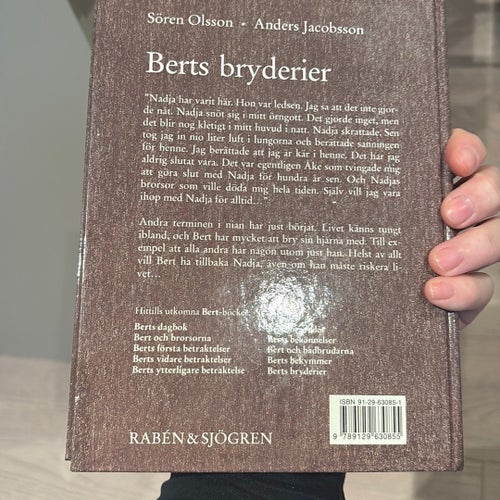 Berts bryderier av Sören Olsson och Anders Jacobsson