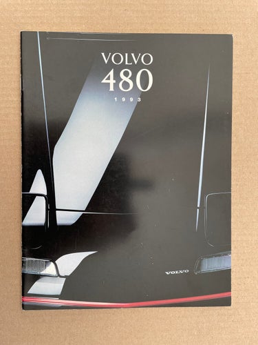 VOLVO Försäljningsbroschyr 480 1993