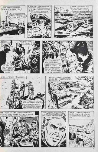 SPION 13 1971 nr 2 Samlarex VF- RIP KIRBY AGENT DECKARE SPION ACTION KRIG