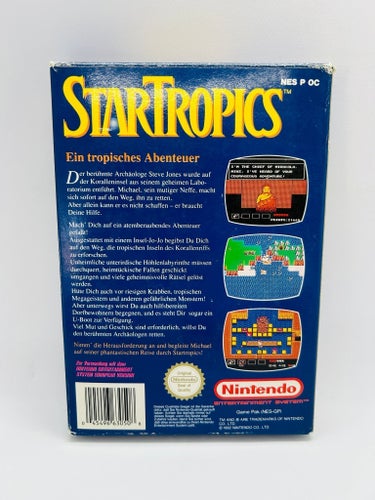 StarTropics Nintendo NES CIB COMPLETE BOX MANUAL