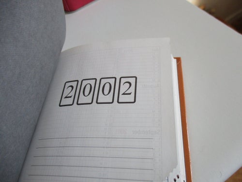 Marabou-kalender från 2002, Stort @ + litet anteckningsblock