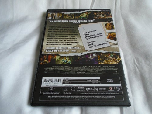 22 BULLETS / JEAN RENO / LUC BESSON / ACTION FRÅN 2009 / OOP+MKT FINT SKICK! /