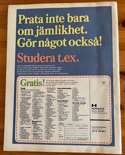 Se tidning från 1970 med Brigitte Bardot