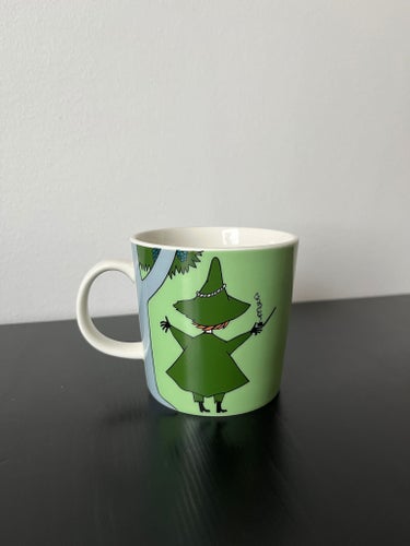 Arabia Moomin Mug Snufkin Snusmumriken 0,3L Green