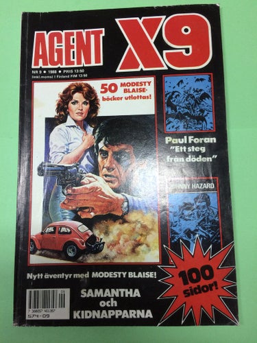 Agent X9 nr 9 från 1988