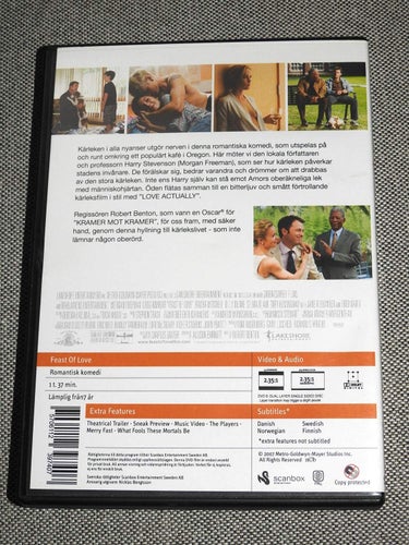 Cup of Love DVD (Feast of Love) Romantisk Komedi - Morgan Freeman, Greg Kinnear