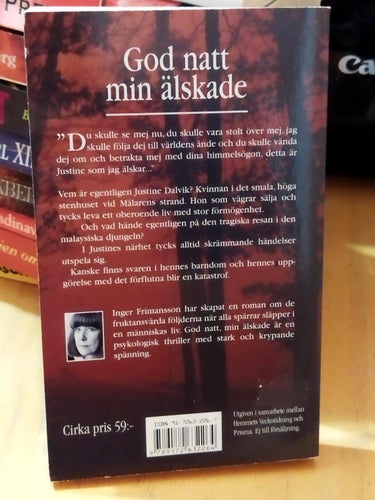 God natt min älskade av Inger Frimansson. bok, pocket. Very Fine