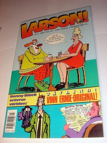LARSON (svensk) NY OLÄST Nr 3 1990 !!!
