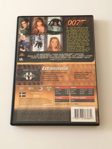 James Bond - Världen räcker inte till (Pierce Brosnan, 1999). Beg. DVD