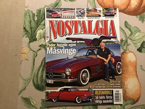 NOSTALGIA NR 12 2019 MERCEDES MÅSVINGE,VARG OLLE SPEEDWAY,OLDSMOBILE,SAXEMARA