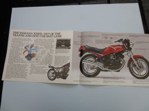 Yamaha XS400 1983 Försäljnings broschyr