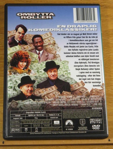 Ombytta roller Trading places Eddie Murphy Nyskick!