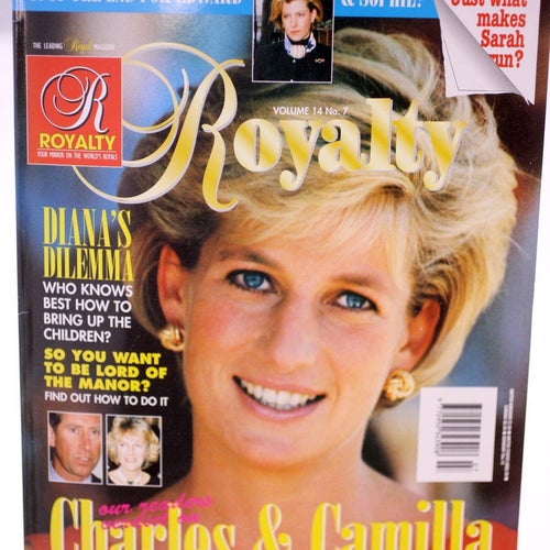 Royalty Magazine Volume 14 No 7-Princess Diana-circa 1990s-English-Weight 232g
