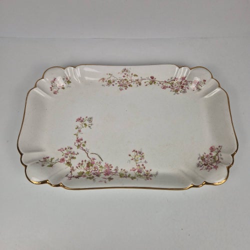Antik Gustavsberg Hagtorn | Stort serveringsfat ca 40 cm | 1900-talets början