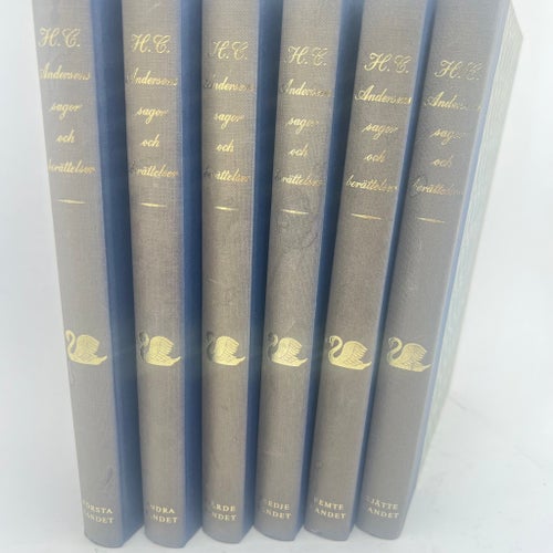 H.C. Andersen sagor och berättelser – 6 band – 1958–Förlagshuset Norden–komplett