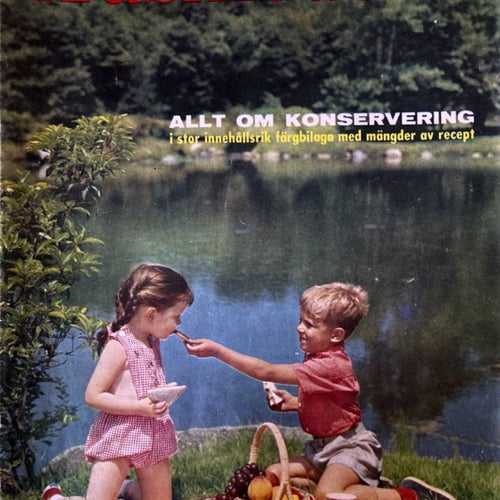 Husmodern 20 1961 Siri Ekelund, Fårö, Sam Aurelius, Per Meurling, Pierre Balmain