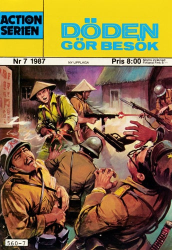 Actionserien Serietidning 1987 nr 7 – Döden gör besök (Oläst arkivex)