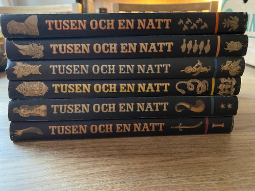 Tusen och en natt - 6 böcker - Nils Holmberg