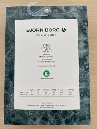 Nya Björn Borg boxer 2-pack Stl:M Vita ... Välkommen